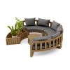 SET-808 Circular Modular Deep Seating Set