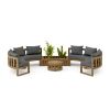 SET-809 Circular Modular Deep Seating Set