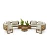 SET-809 Circular Modular Deep Seating Set