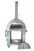 Kokomo 32 Inch Dual Fuel Gas or Wood Fired Stainless Steel Pizza Oven