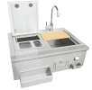 KoKoMo 30" Built-In Bartender Cocktail Station With Sink Bottle Opener and Ice Chest