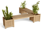 Planter Bench (2 bench + 3 planter box)