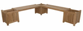 Planter Bench (2 bench + 3 planter box)