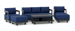 SET-903-AL 6-pc Granada Aluminum Deep Seating