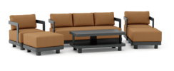 SET-903-AL 6-pc Granada Aluminum Deep Seating