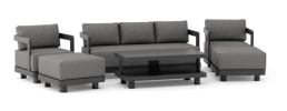 SET-903-AL 6-pc Granada Aluminum Deep Seating