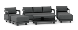 SET-903-AL 6-pc Granada Aluminum Deep Seating
