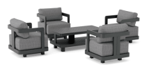 SET-904-AL 5-pc Granada Aluminum Deep Seating