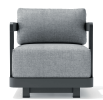 Granada Deep Seating Aluminum Swivel Armchair
