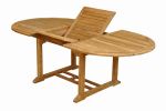 Bahama 87" Oval Extension Table Extra Thick Wood